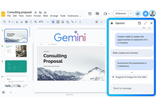 Làm việc hiệu quả hơn với Gemini
